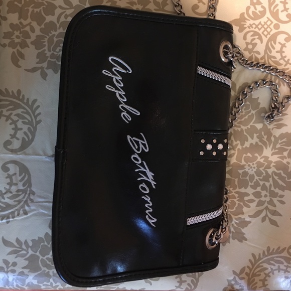 COPY - Authentic Apple bottoms black leather bag - Picture 6 of 8